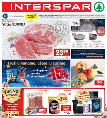 INTERSPAR katalog - 30.11.2022. - 06.12.2022.