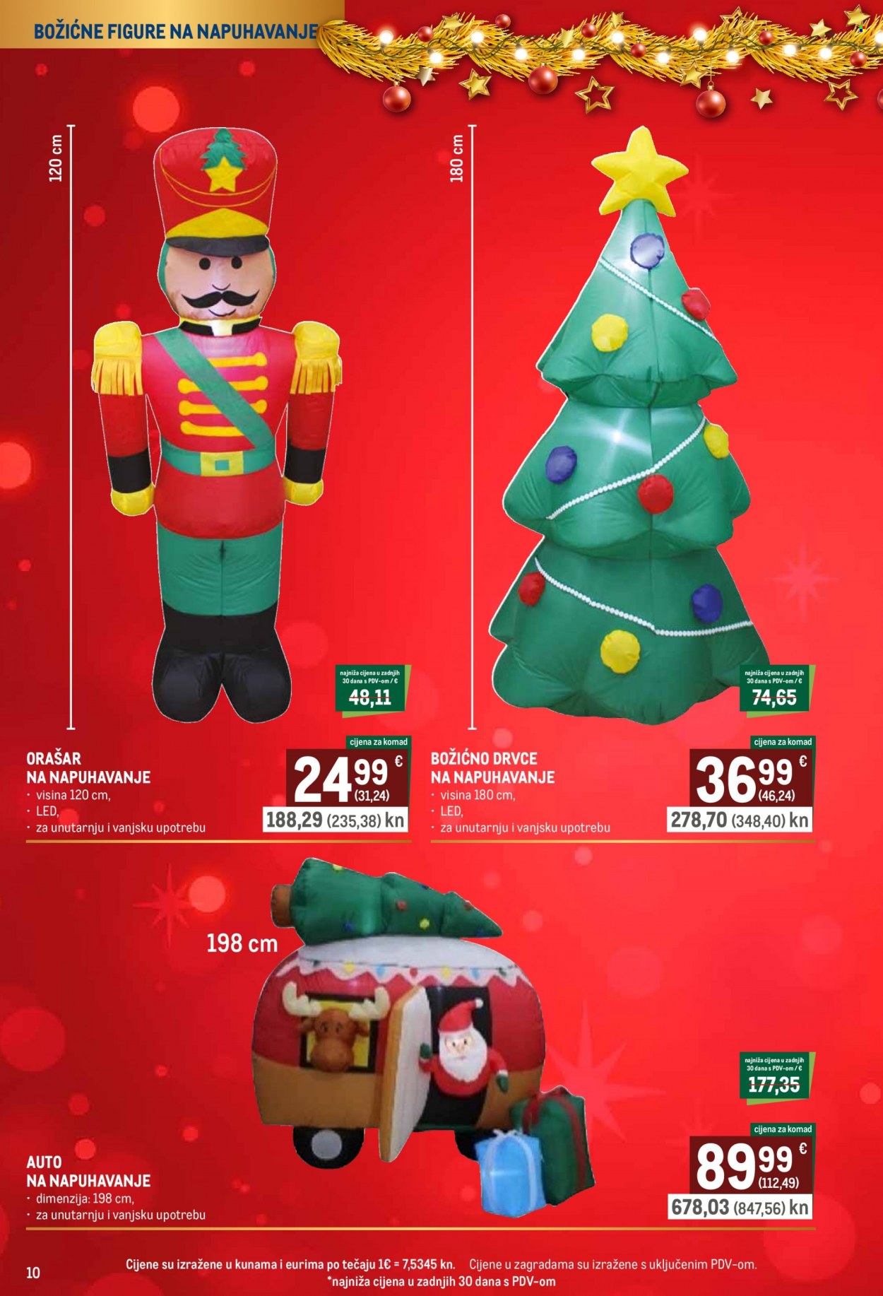 thumbnail - Metro katalog - 16.11.2023. - 30.12.2023. - Sniženi proizvodi - božićni ukrasi, dekorativni figura, božićno drvce. Stranica 10.