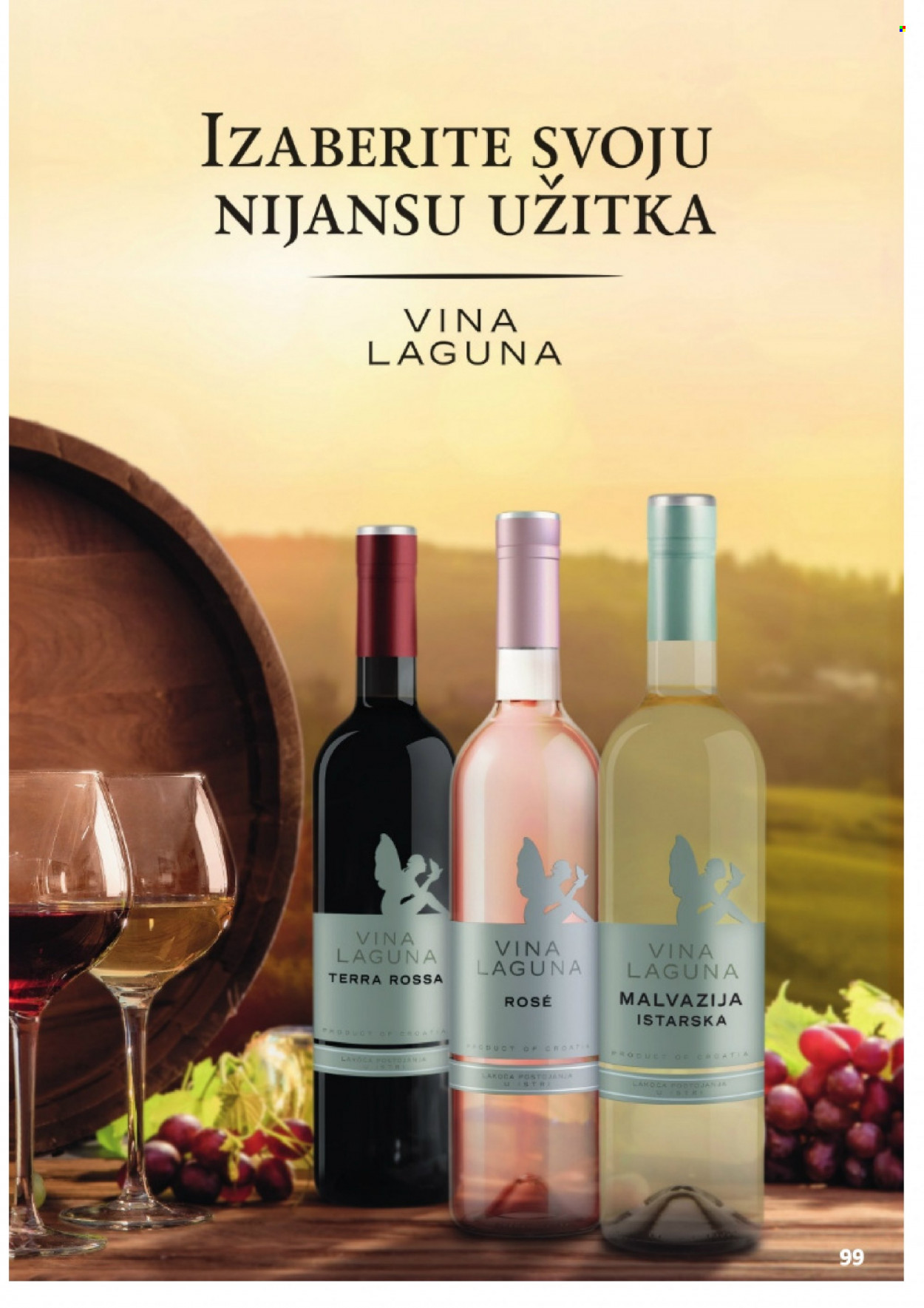 thumbnail - Vrutak katalog - 24.11.2023. - 31.10.2024. - Sniženi proizvodi - Laguna, bijelo vino, crno vino, vino, Malvazija Istarska, alkohol. Stranica 99.