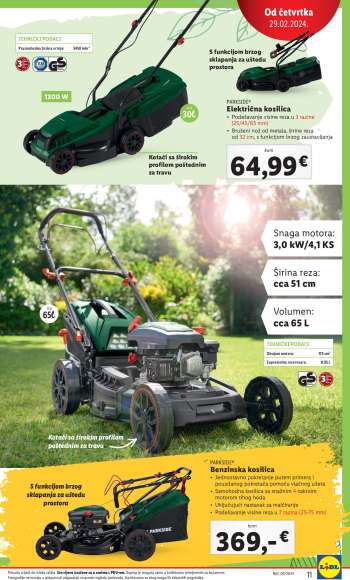 thumbnail - Kosilice, traktori, aeratori i vrtlarska oprema