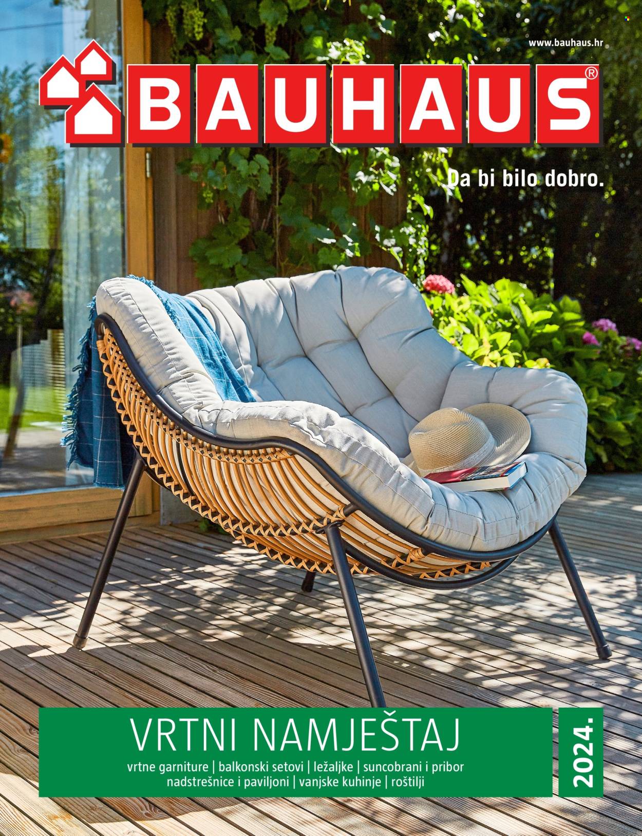 thumbnail - Bauhaus katalog - 15.04.2024. - 31.07.2024. - Sniženi proizvodi - vrtna garnitura, suncobran. Stranica 1.