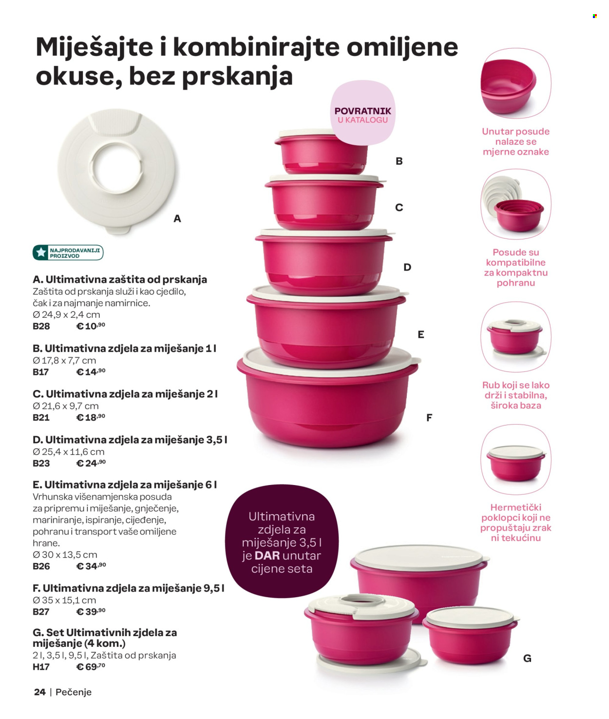 Leták Tupperware. Strana 24