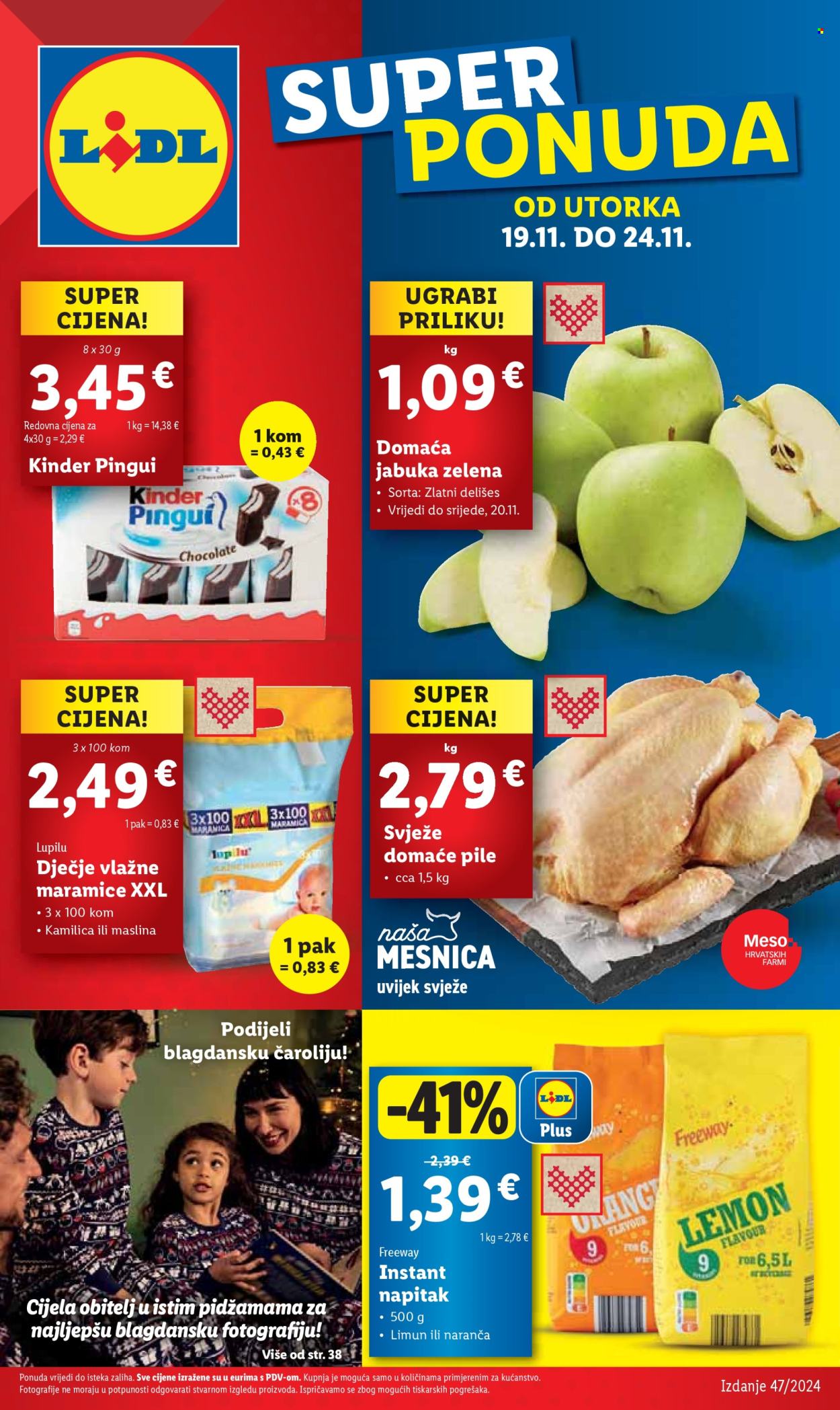 Leták Lidl - 19.11.2024 - 24.11.2024. Strana 1