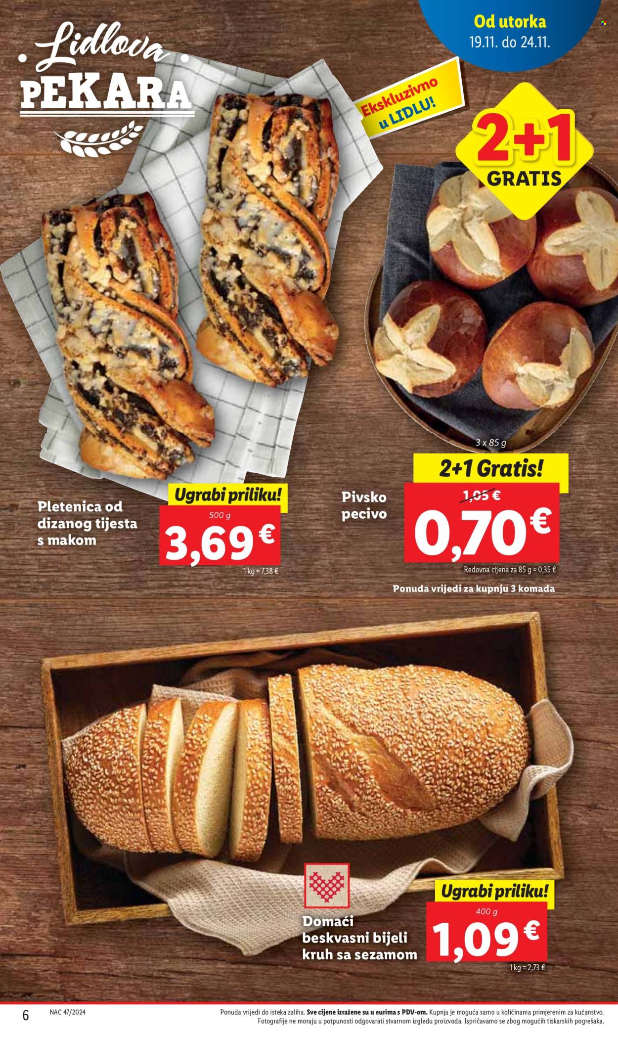 Leták Lidl - 19.11.2024 - 24.11.2024. Strana 6