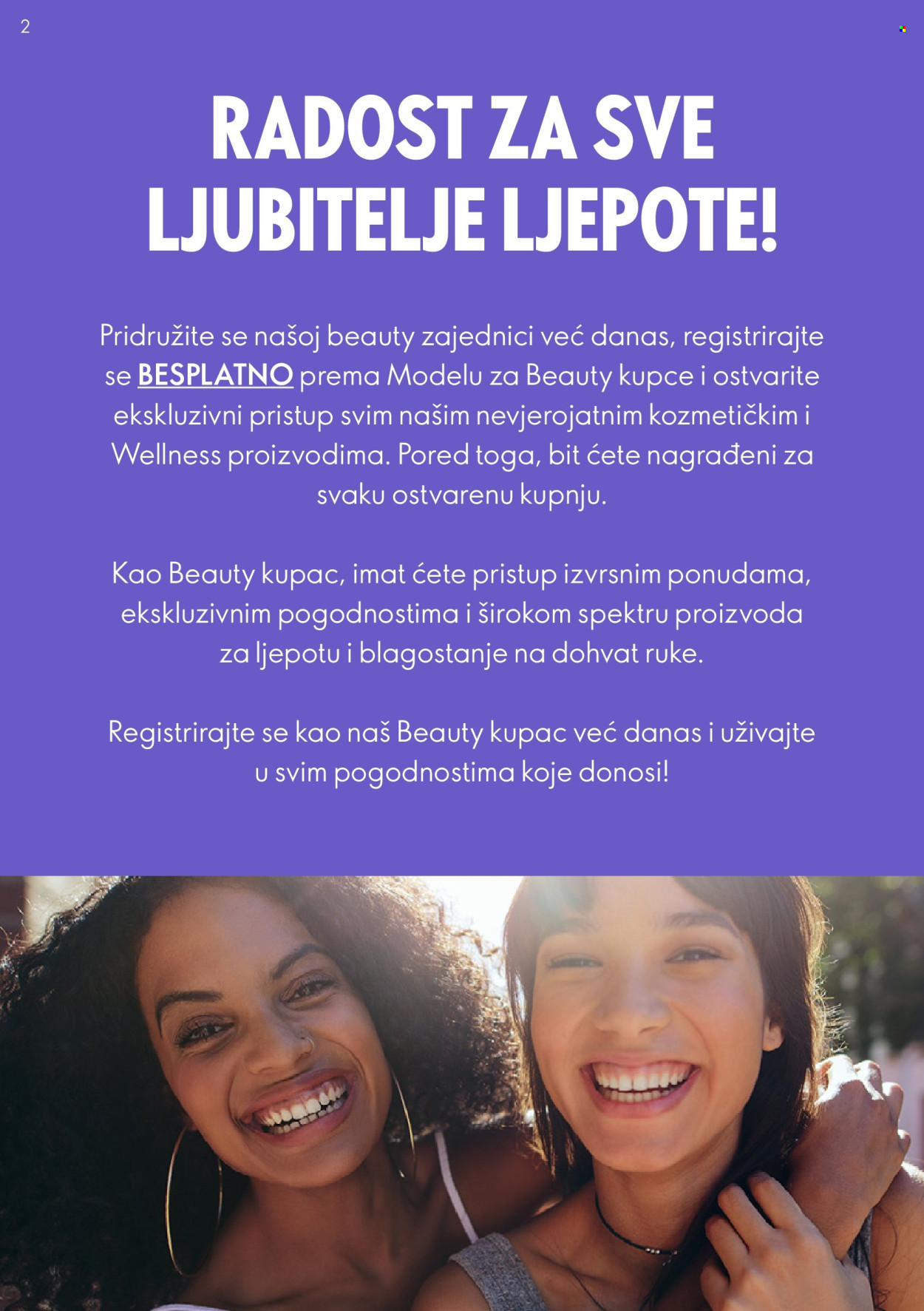 Leták Oriflame. Strana 2