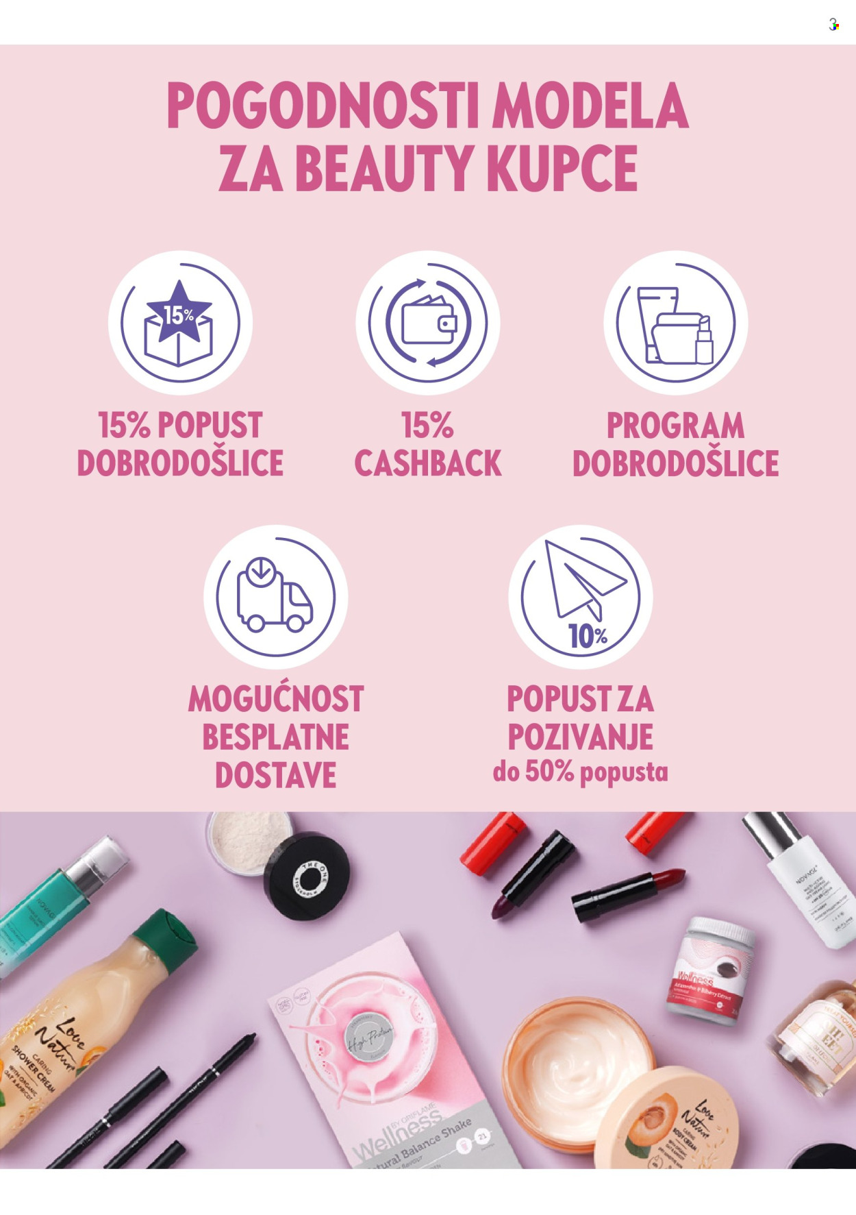 Leták Oriflame. Strana 3