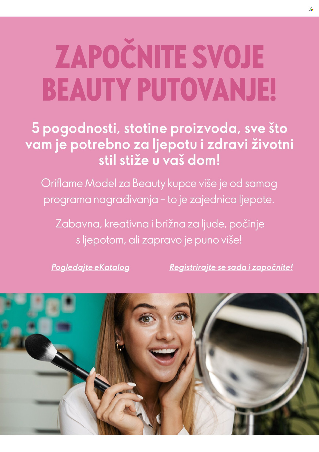 Leták Oriflame. Strana 7