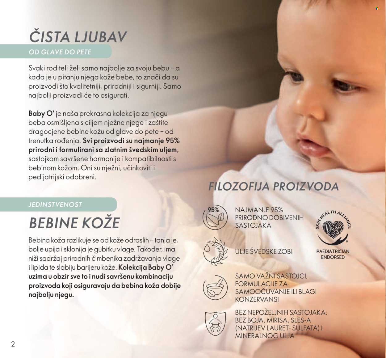 Leták Oriflame. Strana 2