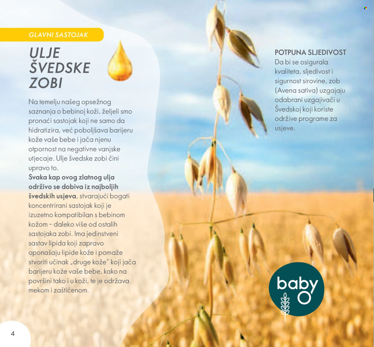 Leták Oriflame. Strana 4