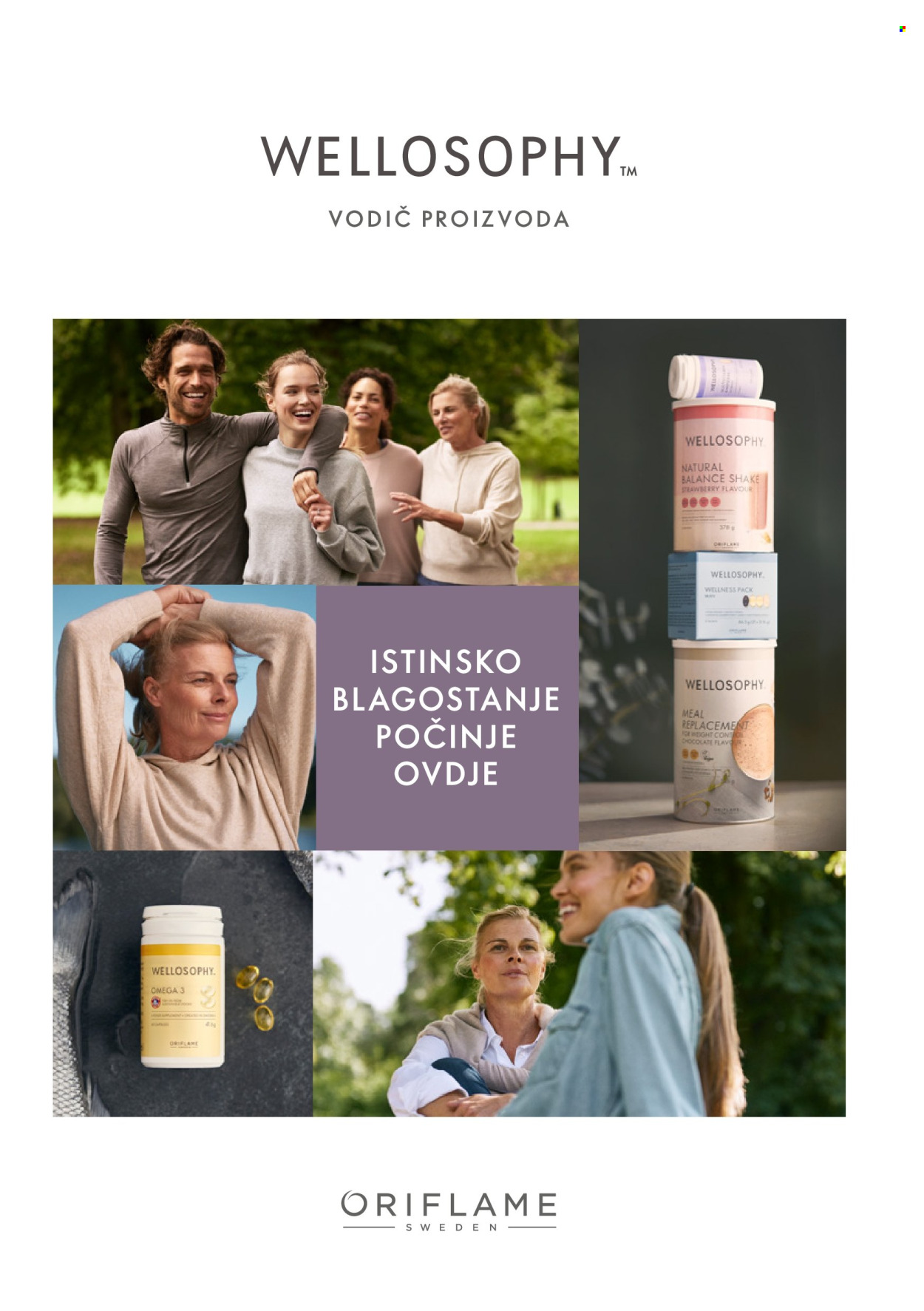 Leták Oriflame. Strana 1