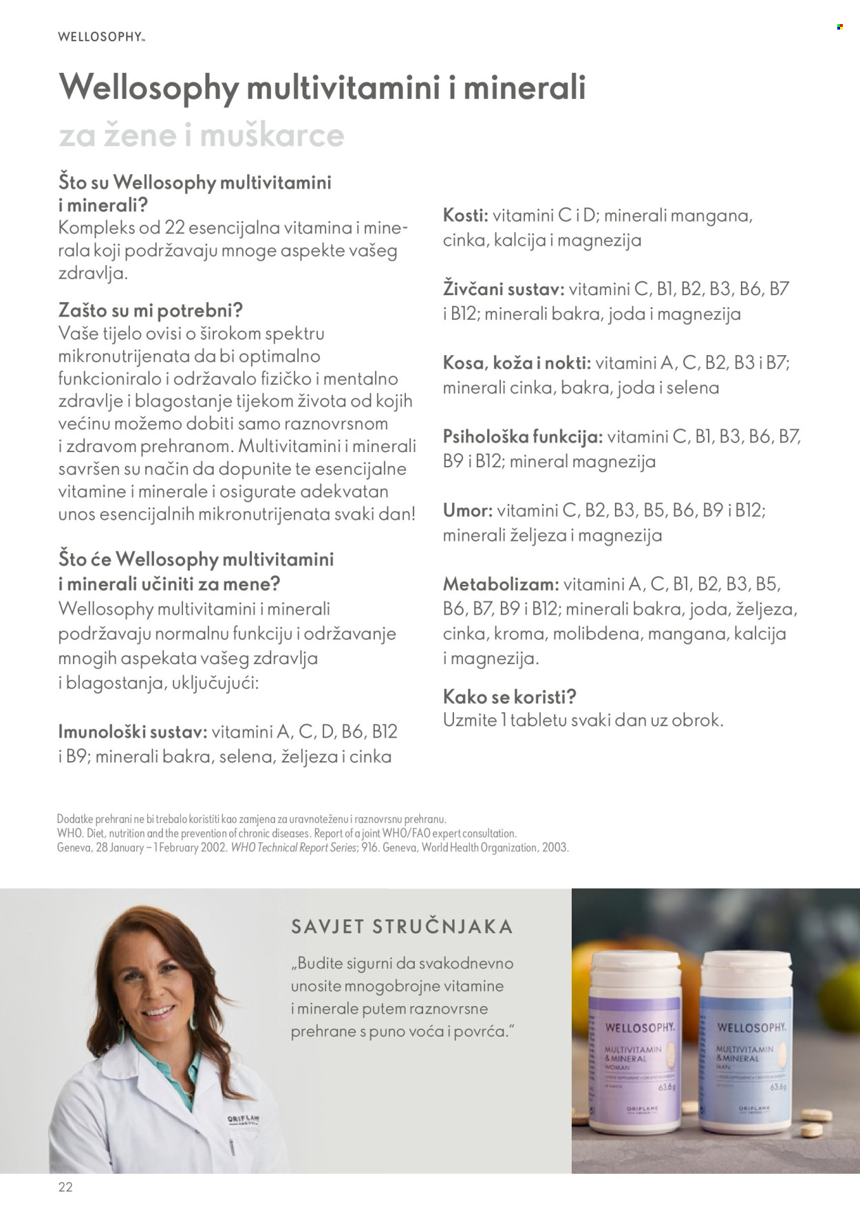 Leták Oriflame. Strana 22