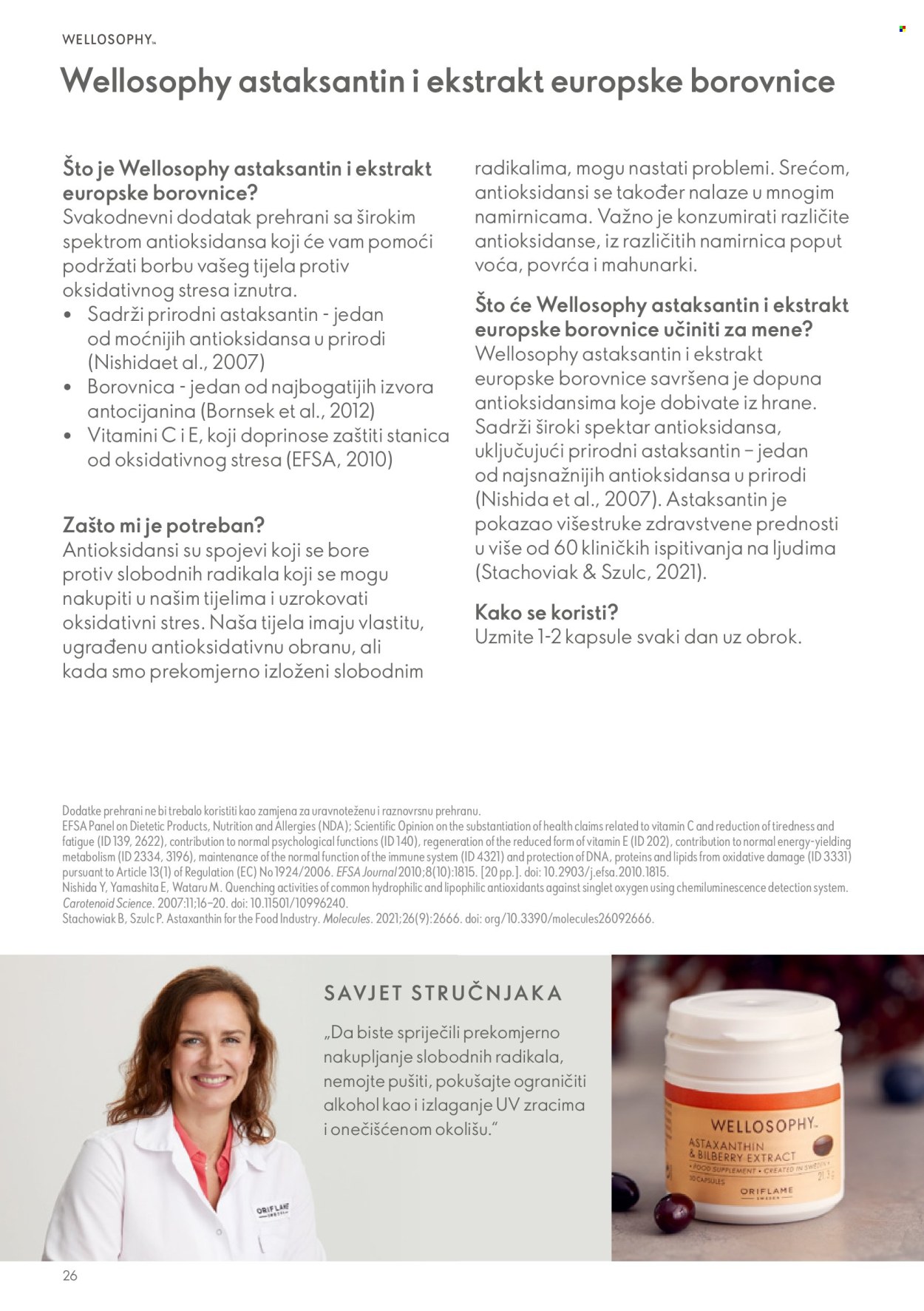 Leták Oriflame. Strana 26