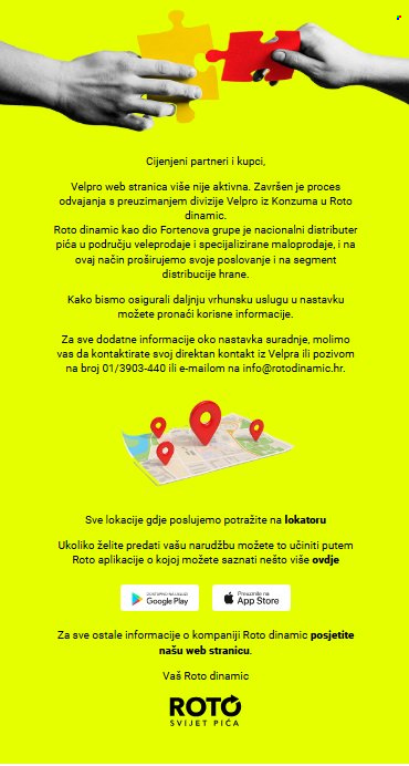 VELPRO katalog Stranica 1