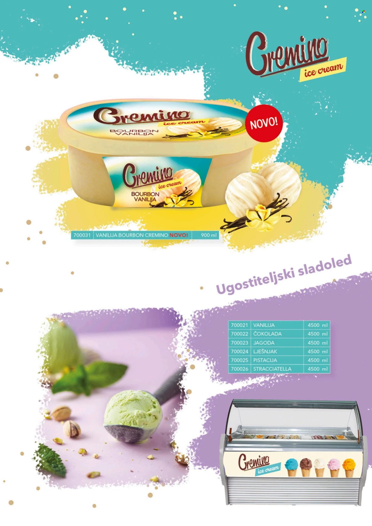 Sladoledi katalog Stranica 1