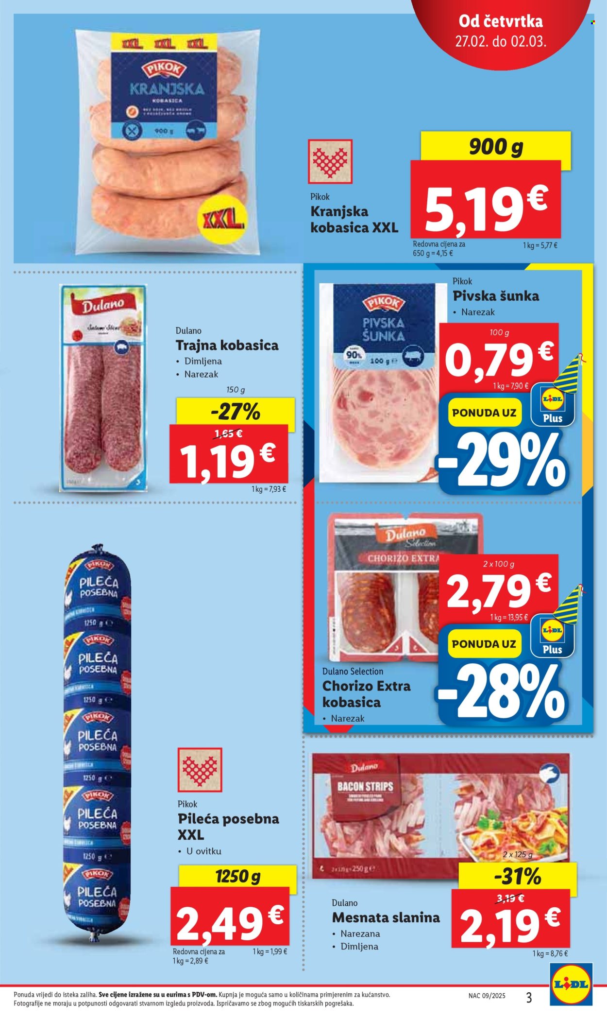 Leták Lidl - 27.2.2025 - 2.3.2025. Strana 3