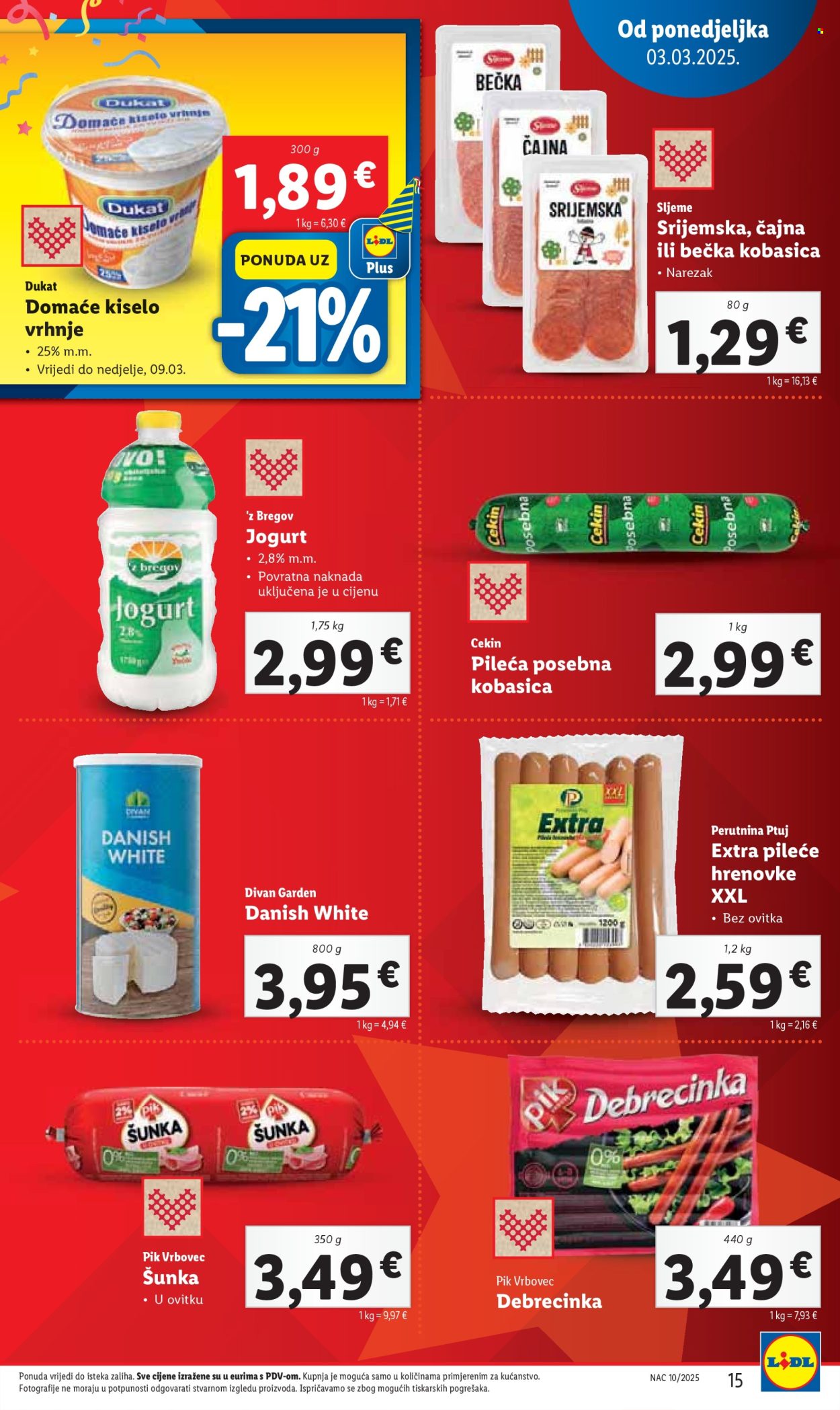 Leták Lidl - 3.3.2025 - 9.3.2025. Strana 15