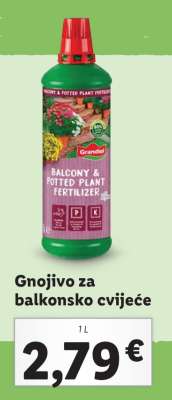 Gnojivo za balkonsko cvijeće