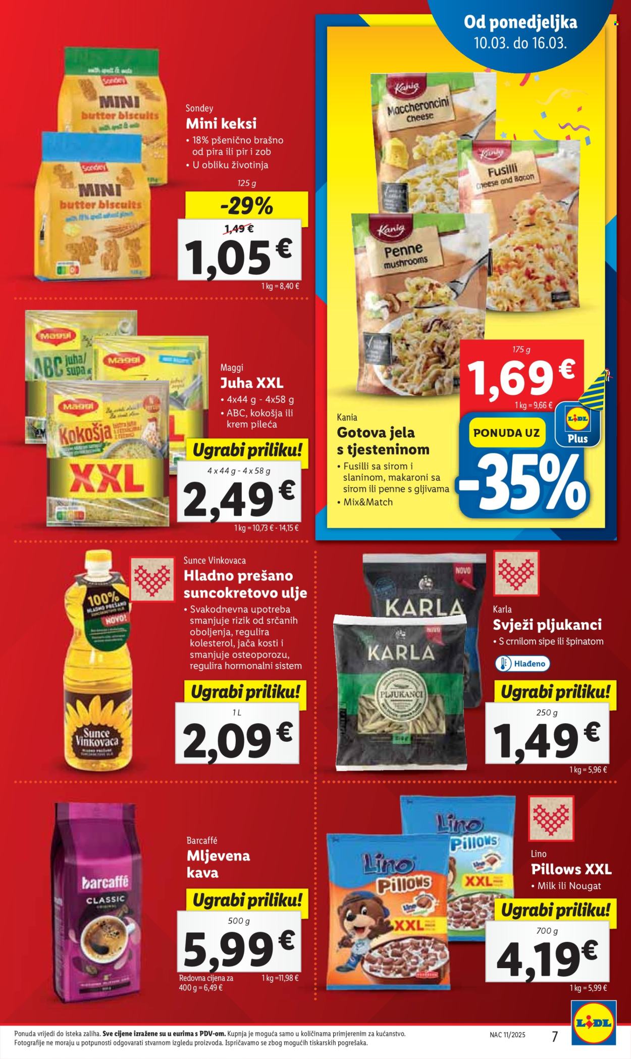 Leták Lidl - 10.3.2025 - 16.3.2025. Strana 7