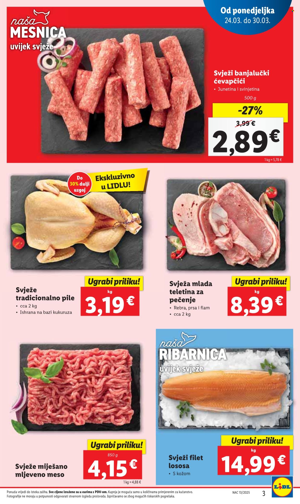 Leták Lidl - 24.3.2025 - 30.3.2025. Strana 3