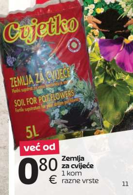 Zemlja za cvijeće