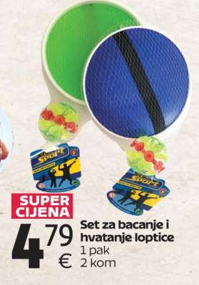 Set za bacanje i hvatanje loptice