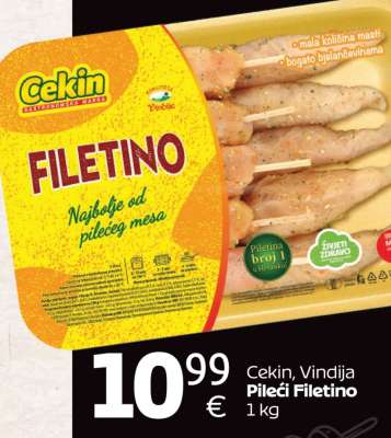 Cekin, Vindija Pileći filetino