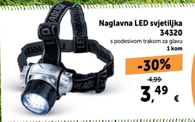 Naglavna LED svjetiljka