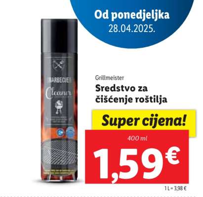 Sredstvo za čišćenje roštilja