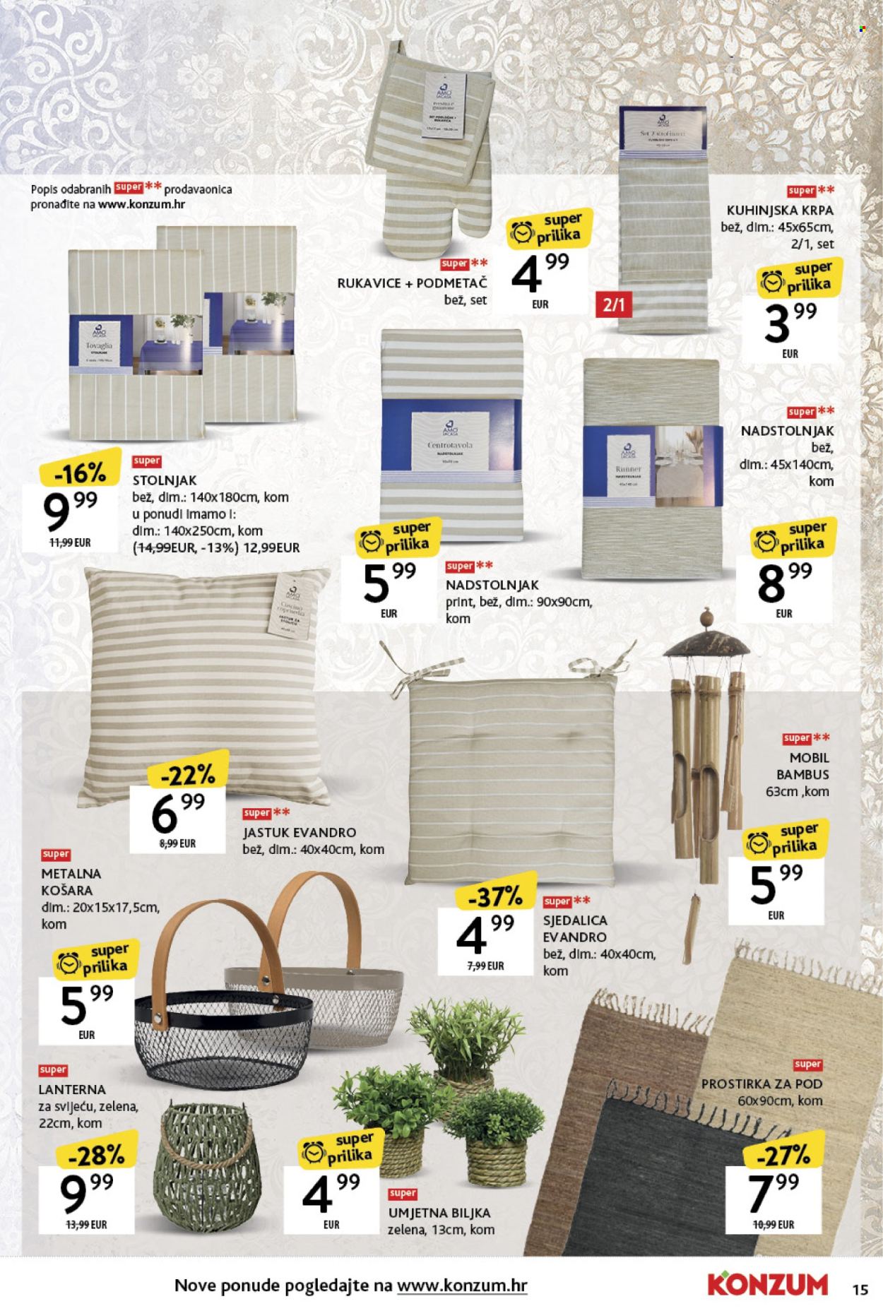 Leták Konzum - 28.4.2025 - 1.6.2025. Strana 15