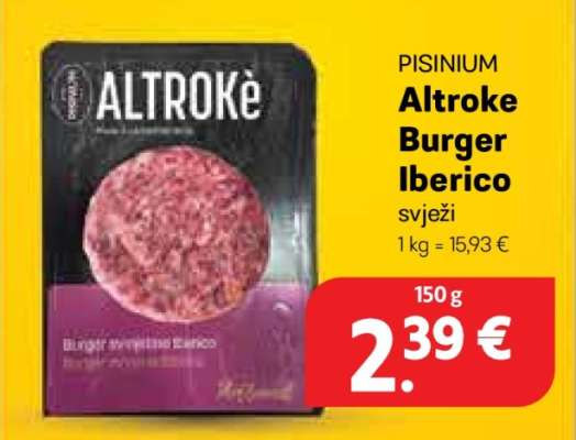 Altroke Burger Iberico