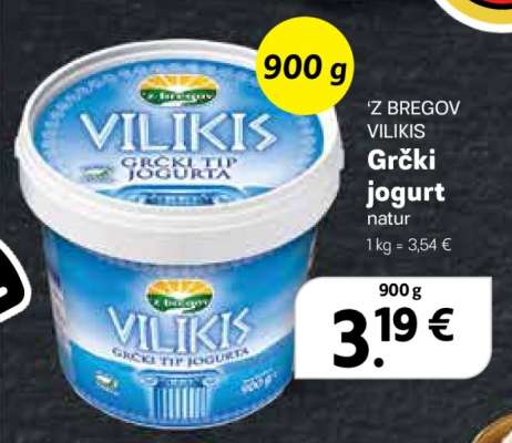 ‘Z BREGOV VILIKIS Grčki jogurt natur