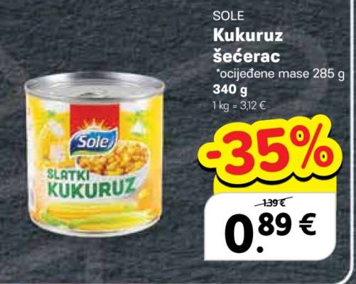 KUKURUZ ŠEĆERAC