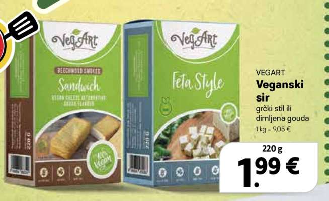 VEGART Veganski sir
