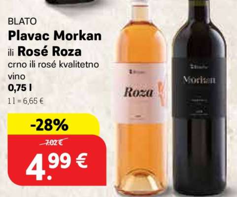 Plavac Morkan ili Rosé Roza