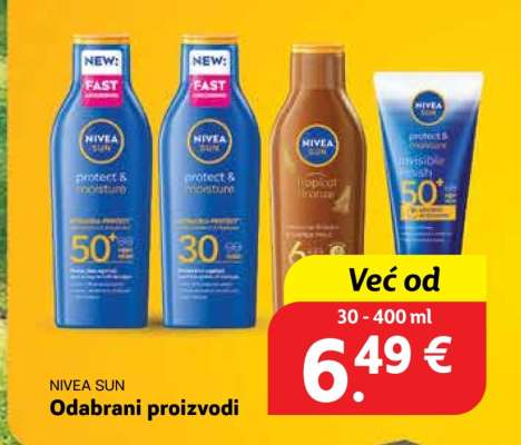 NIVEA SUN Odabrani proizvodi