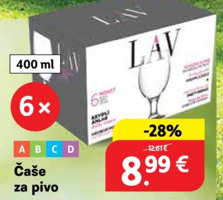 Čaše za pivo