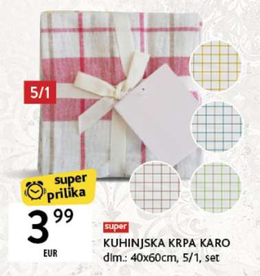 KUHINJSKA KRPA KARO