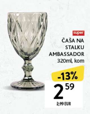 ČAŠA NA STALKU AMBASSADOR