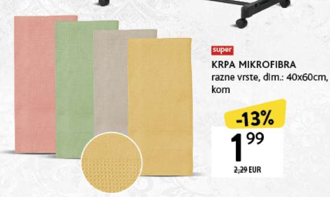 Krpa mikrofibra*