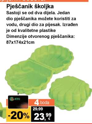 Pješčanik školjka