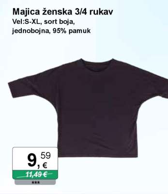 Majica ženska 3/4 rukav