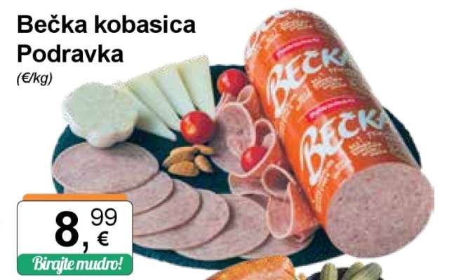 Bečka kobasica Podravka