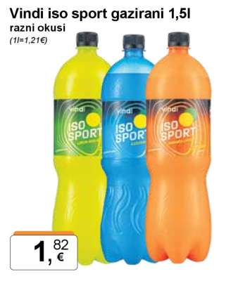 Vindi iso sport gazirani 1,5l