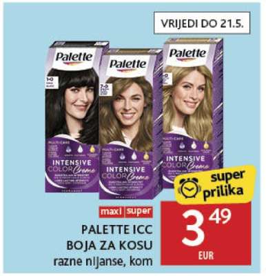 PALETTE ICC BOJA ZA KOSU