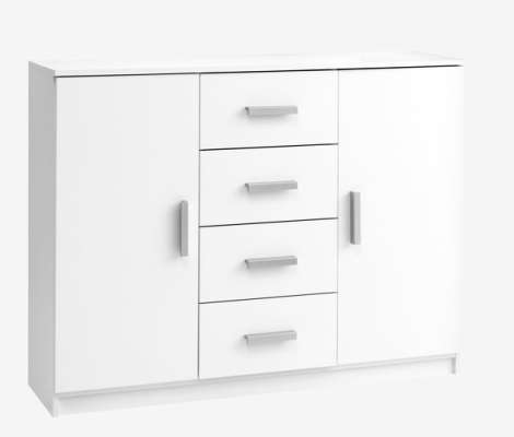 Komoda TAPDRUP 2 vrata bijela