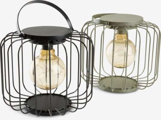 Baterijska lampa GLENTE Ø24xV21cm raz