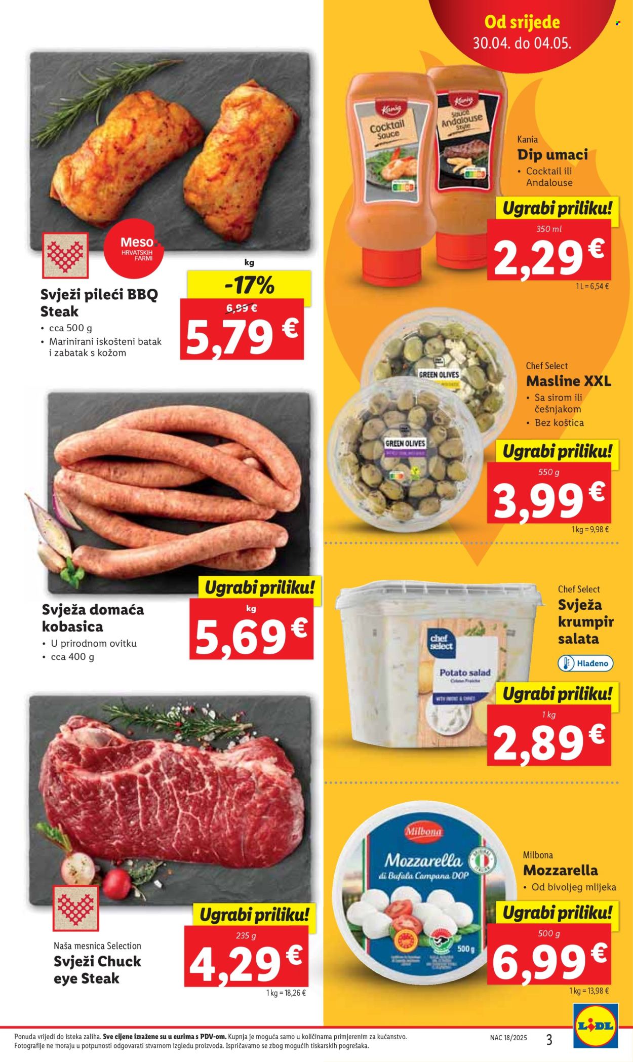 Leták Lidl - 30.4.2025 - 4.5.2025. Strana 3