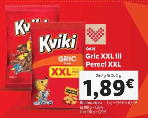 Gric XXL ili Pereci XXL