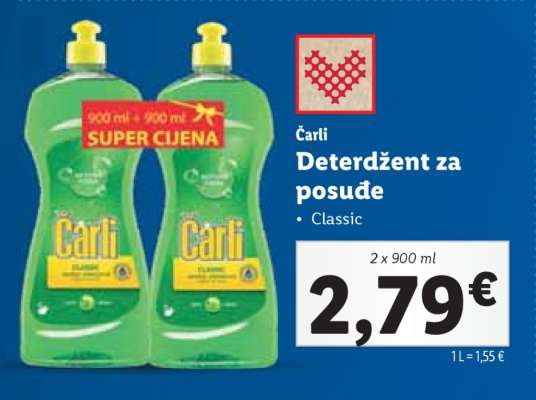 ČARLI Deterdžent za posuđe