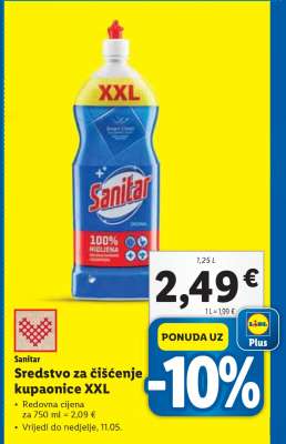 Sredstvo za čišćenje kupaonice XXL